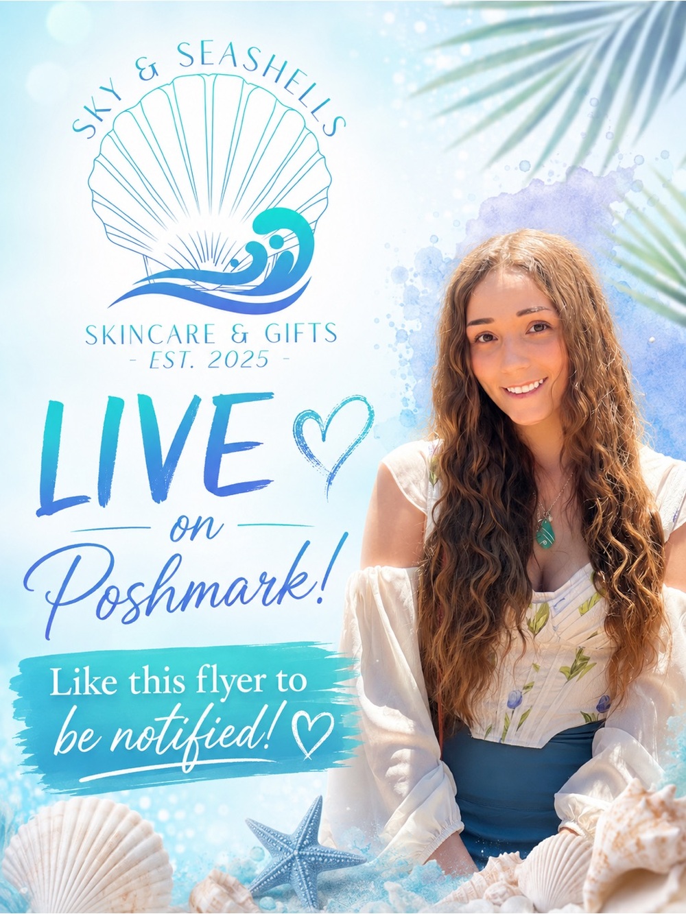 Live Show Flyer/Tag List! 🌊🏄‍♀️🏝️🐚☀️